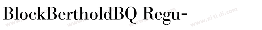 BlockBertholdBQ Regu字体转换 BlockBertholdBQ Regu字体转换
